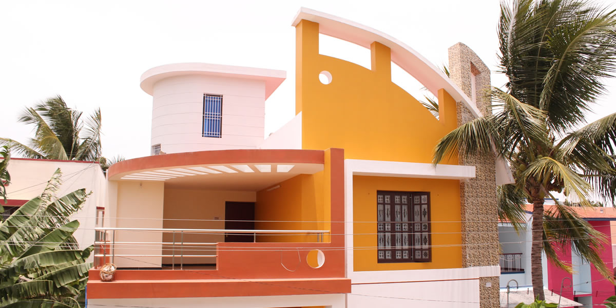 wooden villa